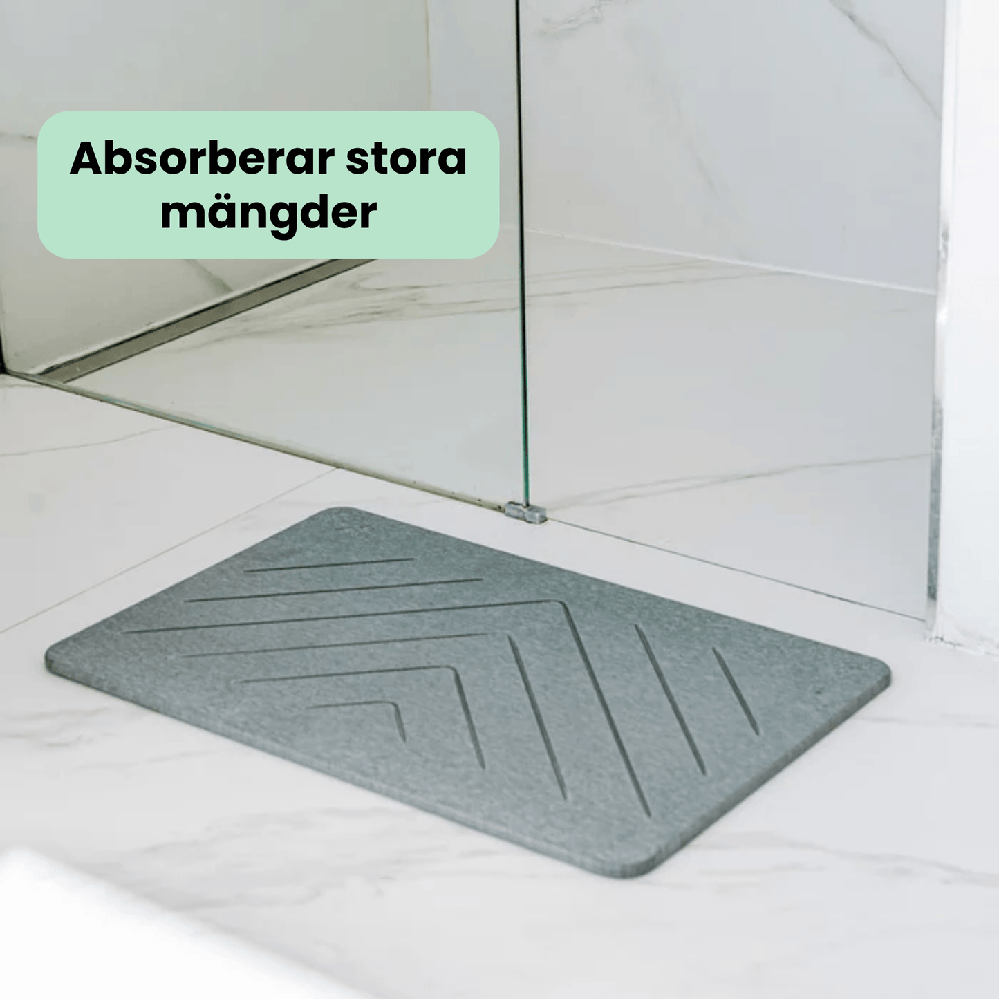 DryStep - Äntligen torra fötter direkt efter duschen